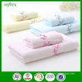 100% cotton custom towel set of embroidery design Embroidered Towels
